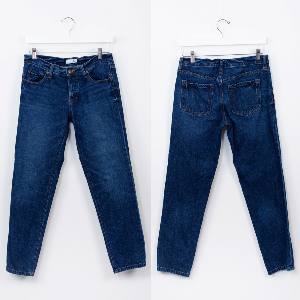 Ann Taylor LOFT Button Fly Boyfriend Jeans 26/2